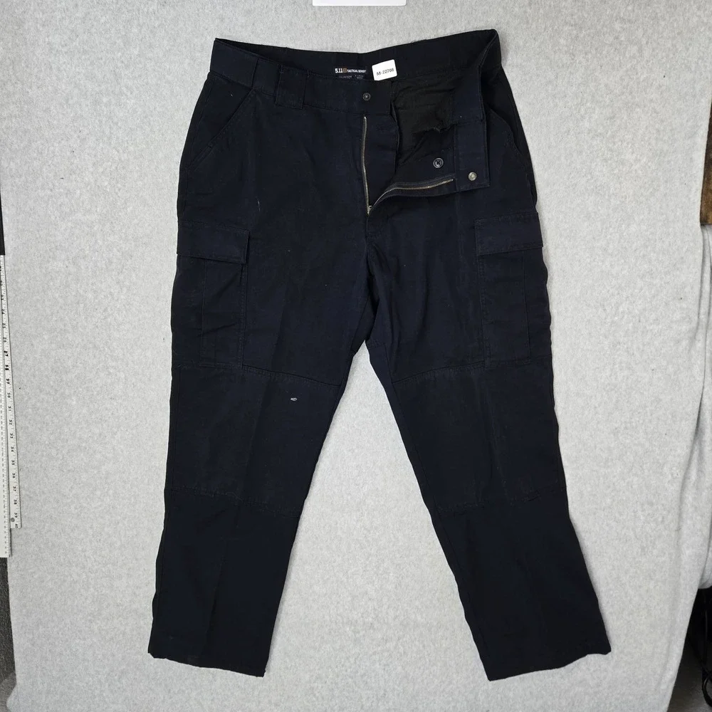 5.11 Tactical Series Men Pants XL  Navy Blue Cargo Relaxed Fit TDU READ